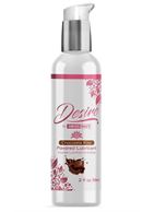 Женская смазка на водной основе с ароматом шоколада Desire Flavored Lubricant Chocolate Kiss (59 мл)