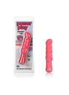 Розовый вибромассажер Power Play Power G - 11,5 см.