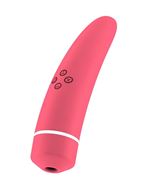 Розовый вакуумный клиторальный вибромассажер Personal vibrator HIKY