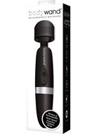 Чёрный вибратор BodyWand Rechargeable Massager