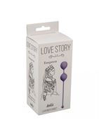 Фиолетовые вагинальные шарики Love Story Empress Lavender Sunset