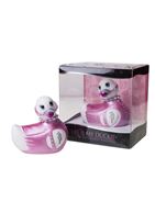 Бело-розовый вибратор уточка I Rub My Duckie Bondage Travel Size