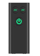 Черный вибромассажер простаты и промежности Nexus Ride (14 см)