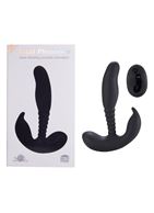 Черный стимулятор простаты Remote Control Anal Pleasure Vibrating Prostate Stimulator - 13,5 см.