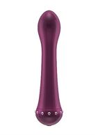 Вибратор с кристаллами The Diamond Purple - 16,5 см.