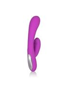 Фиолетовый перезаряжаемый вибромассажер Embrace Massaging G-Tickler