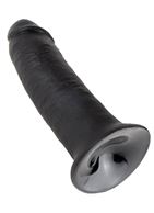Чёрный фаллоимитатор-гигант 10" King Cock (25,4 см)