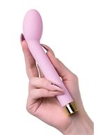 Нежно-розовый вибратор для точки G OMG (17 см)