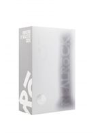 Прозрачный вибратор-реалистик Vibrating Realistic Cock 9 - 23,5 см.