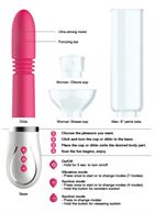 Розовый набор Thruster 4 in 1 Rechargeable Couples Pump Kit