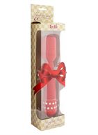 Красный массажер CRYSTAL FLEX MASSAGER - 17,5 см.