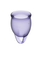 Набор фиолетовых менструальных чаш Feel Confident Menstrual Cup