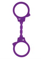 Фиолетовые эластичные наручники STRETCHY FUN CUFFS