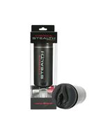 Чёрный мастурбатор-вагина на присоске CyberSkin Stealth Pussy Stroker
