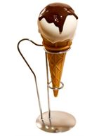 Вибратор I-Scream в виде рожка с мороженым - 14 см.