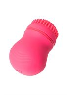 Розовый стимулятор клитора CURU-CURU BRUSH ROTER