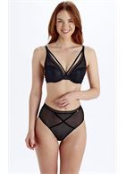 Высокие сетчатые трусики High Waisted Brief