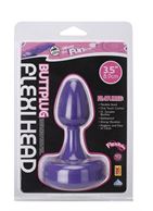 Вибромассажер для анальной стимуляции FLEXI HEAD 10 FUNCTION BUTT PLUG - 8,9 см.