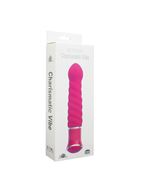 Розовый спиралевидный вибратор ECSTASY Charismatic Vibe (20,7 см)
