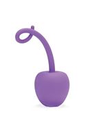 Фиолетовый анальный стимулятор SILICONE MY SECRET CHERRY (11 см)