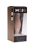 Анальная пробка на присоске MOJO SPADES SMALL телесного цвета (8,5 см)