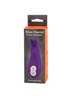 Фиолетовый клиторальный вибростимулятор BLISS RABBIT POWER MASSAGER