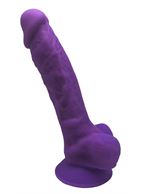 Фиолетовый фаллоимитатор 7" Model 1 Premium Silicone Dildo (17,6 см)