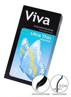 Ультратонкие презервативы VIVA Ultra Thin (12 шт)