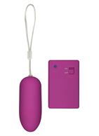 Лиловое вибройяцо с дистанционным управлением Funky Remote Egg - 7,5 см.