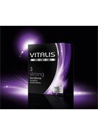 Презервативы с утолщенной стенкой VITALIS premium №3 Strong (3 шт)