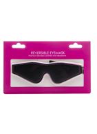 Чёрно-розовая двусторонняя маска на глаза Reversible Eyemask