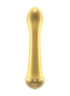 Вибратор с кристаллами The Diamond Gold - 16,5 см.