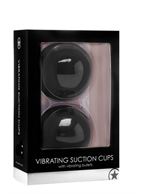 Чёрные вакуумные присоски с вибрацией Vibrating Suction Cup