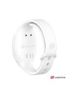 Зеленое виброяйцо с белым пультом-часами Wearwatch Egg Wireless Watchme
