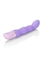Силиконовый фиолетовый вибратор Lia Magic Wand - 21 см.