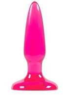 Розовая анальная мини-пробка Jelly Rancher Pleasure Plug Mini (8,1 см)