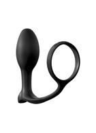 Анальная пробка с эрекционным кольцом Ass-Gasm Cockring Beginners Plug