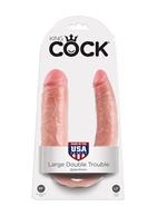 Двусторонний фаллоимитатор U-Shaped Large Double Trouble (44,4 см)