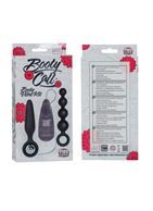 Набор черных анальных вибраторов Booty Call - Booty Vibro Kit