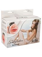 Мастурбатор-ротик Satisfaction Beloved с виброкольцом