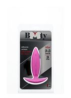 Малая розовая анальная пробка BOOTYFUL ANAL PLUG XTRA SMALL PINK - 9 см.