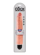Телесный вибратор-реалистик 10" Vibrating Stiffy (30,5 см)