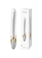 Вибратор белый OVO F8 (20 см)
