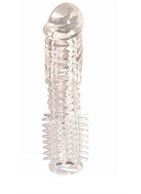 Прозрачная насадка на пенис Penis Silicone Sleeve - 14 см.