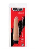 Телесный вибратор-реалистик REALSTUFF 7.5INCH VIBRATOR - 19 см.