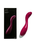 Малиновый вибромассажер Ester Joy N - 18,6 см.