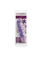 Силиконовый фиолетовый вибратор Lia Magic Wand - 21 см.