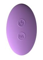 Фиолетовый компактный вибростимулятор Remote Silicone Please-Her