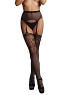 Чулки на поясе Garterbelt Stockings With Lace Top