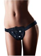 Черные трусики для страпона LOVELACE HARNESS
